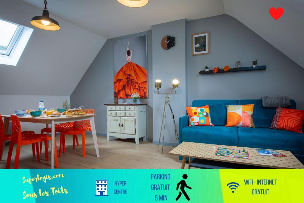 Superlogis - Sous Les Toits - T2- 3etoiles - Blois-hypercentre 1 4 Personnes
